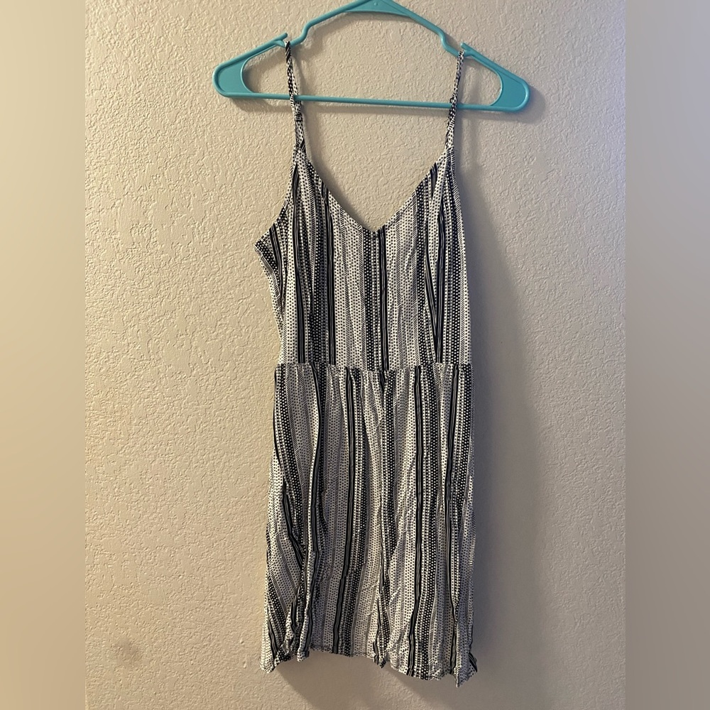 Black and white sundress